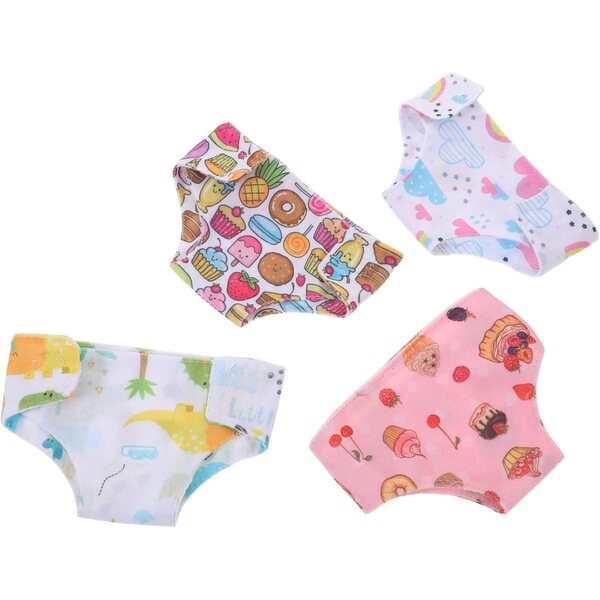 Set 5 pezzi di sottovesti riutilizzabili per bambola 18 pollici, accessori moda