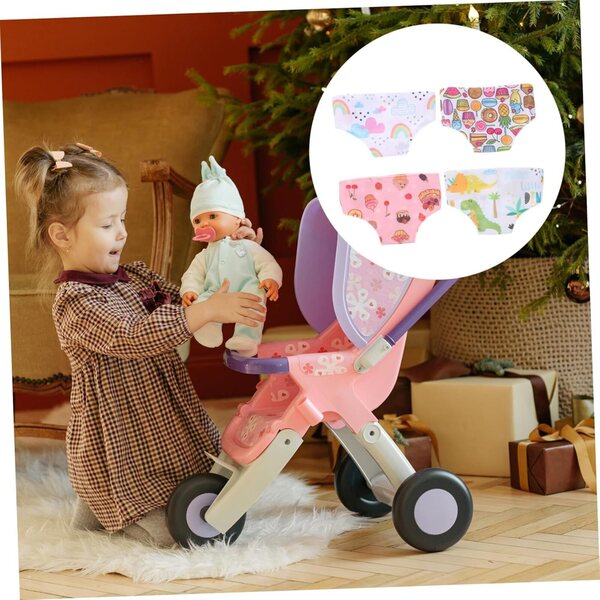 Set 5 pezzi di sottovesti riutilizzabili per bambola 18 pollici, accessori moda