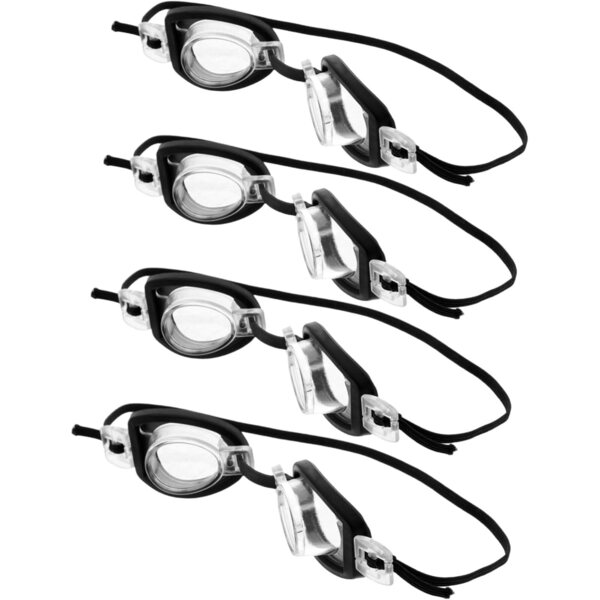 BESTonZON 4 pezzi mini occhialini da nuoto per bambole accessori fai-da-te estate