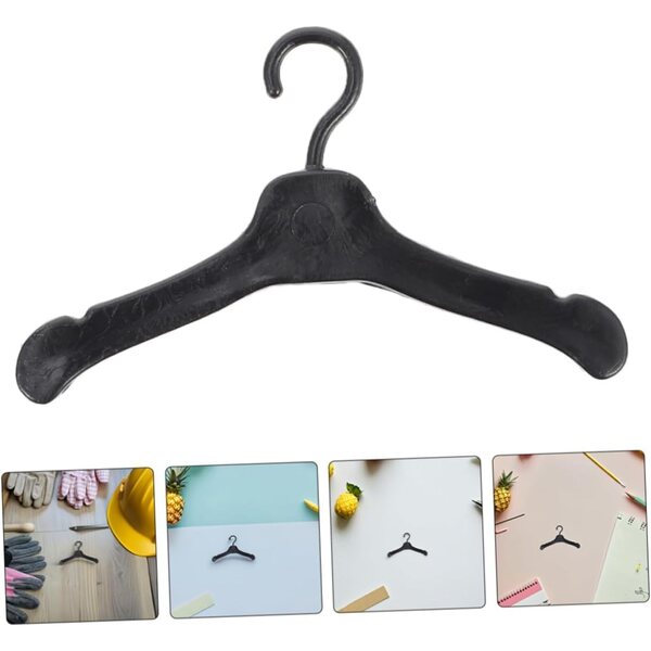 BESTonZON 80 Cintres Miniature in Plastica per Abiti di Bambole - Organizza e Risparmia Spazio