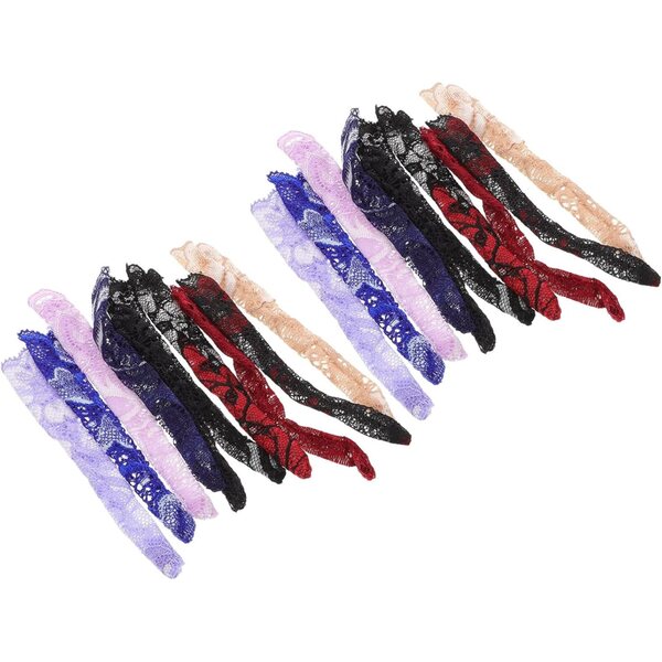 SOIMISS Chaussettes in Pizzo per Bambola Americana 28 cm - Set 10 paia