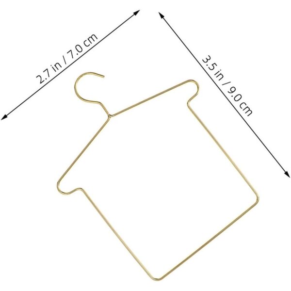 SOIMISS Set mit 5 goldenen Mini-Gürteln für Puppenkleidung – elegante Miniatur-Accessoires