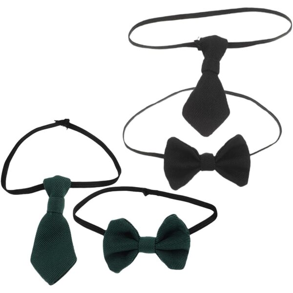 BESTonZON 4pcs Mini Nodi in Tessuto per Bambole, Accessori Costume e Decorazione Casa Miniatura