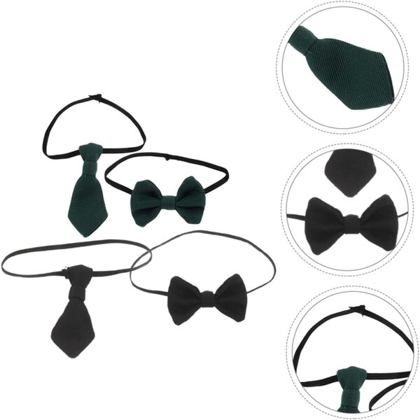 BESTonZON 4pcs Mini Nodi in Tessuto per Bambole, Accessori Costume e Decorazione Casa Miniatura