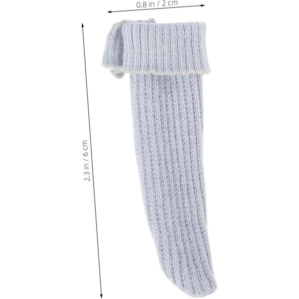 Set 4 Paia Calzini per Bambole Colorati e Morbidi - Accessori Moda bambole