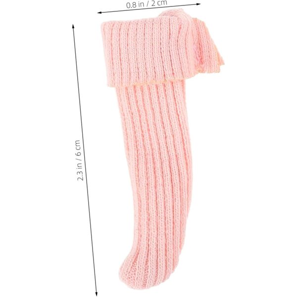 Set 4 Paia Calzini per Bambole Colorati e Morbidi - Accessori Moda bambole