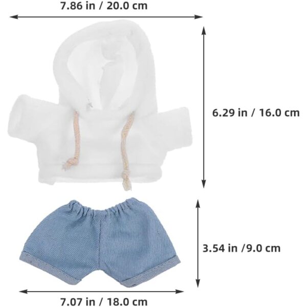 UPKOCH Puppenkleidung 30 cm – Bären-Outfit und Hose aus weichem Stoff