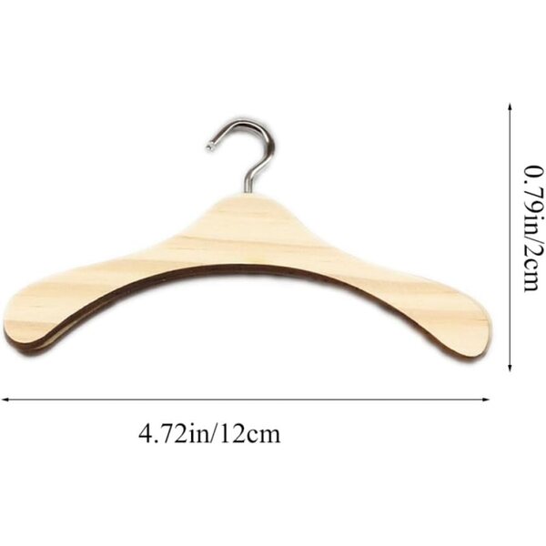 SOIMISS 12 Mini-Holzgürtel für Puppenkleidung, robust und sicher