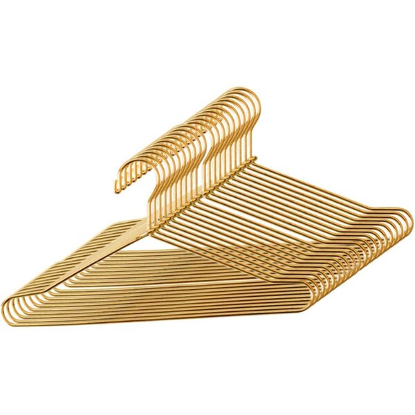 NOLITOY Set 20 Mini Cintre in Metallo per Abiti di Bambole e Accessori