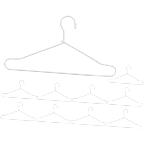 iplusmile Set mit 10 Mini-Eisenbändern für Puppenkleidung, Weiß, 12 x 6 cm