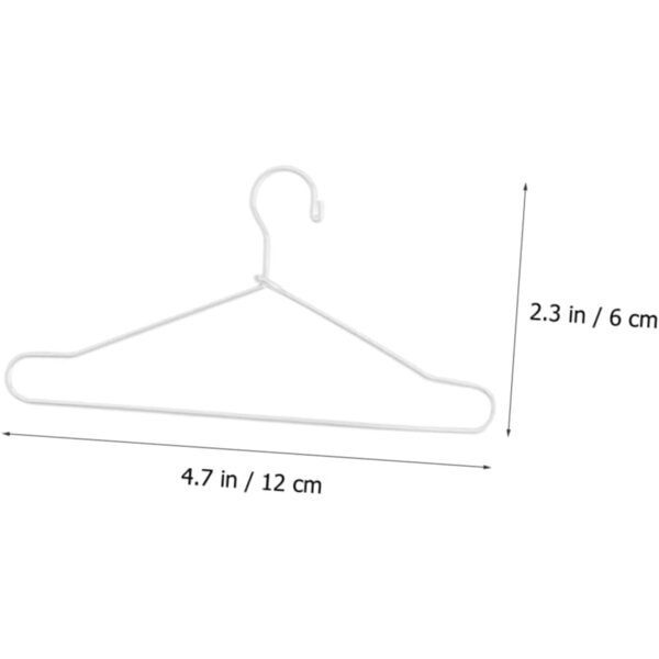 iplusmile Set mit 10 Mini-Eisenbändern für Puppenkleidung, Weiß, 12 x 6 cm
