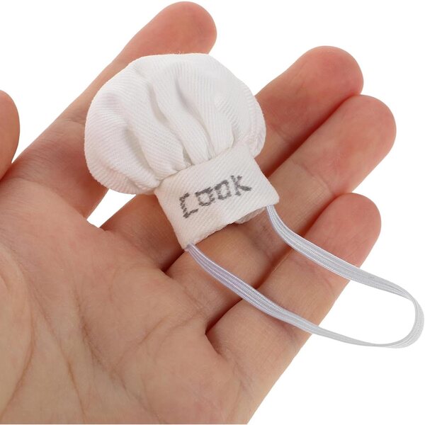 GALPADA Toque da Chef Miniature per Bambole – Cappello da Cucina Realistico e Sicuro