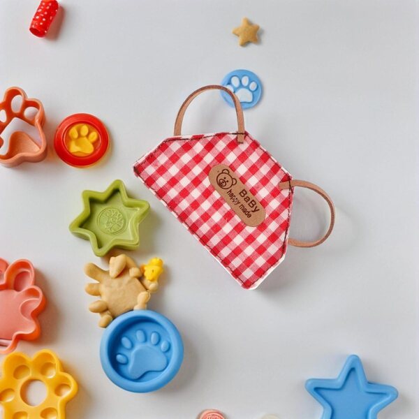 UPKOCH Set mit 6 karierten Denim-Schürzen für Mini-Puppen – kreatives Zubehör