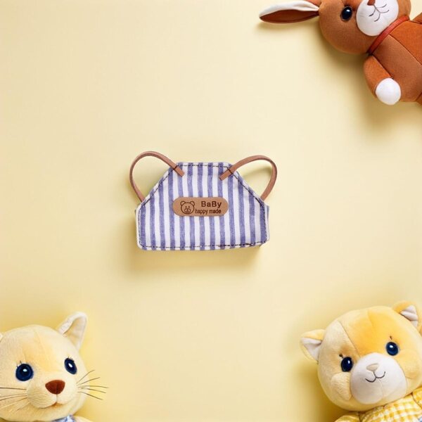 UPKOCH Set mit 6 karierten Denim-Schürzen für Mini-Puppen – kreatives Zubehör