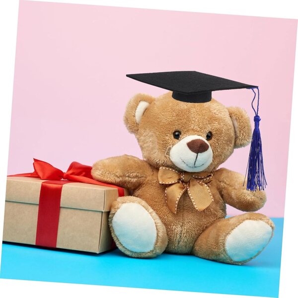 Tenuta di Laurea per Bambole con Roba e Cappello Decorativo Multicolore in Peluche