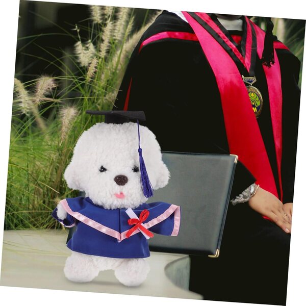 SOIMISS Costume di Laurea per Orsetti di Peluche con Vestito, Cappello e Certificato