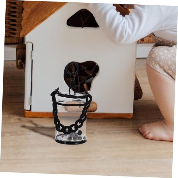 SOIMISS Mini-Beutel aus transparentem PVC für Puppen mit Verschluss und wasserabweisend