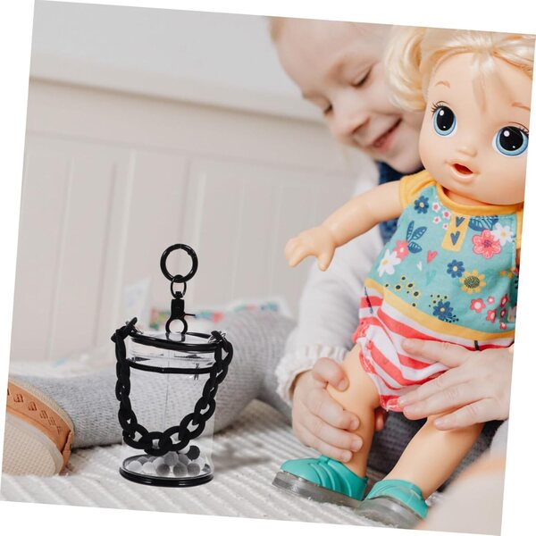 SOIMISS Mini-Beutel aus transparentem PVC für Puppen mit Verschluss und wasserabweisend