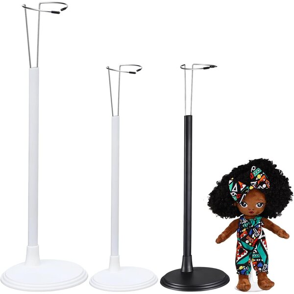 Set di 3 supporti regolabili per bambole da 45,7 a 58,4 cm Toyvian