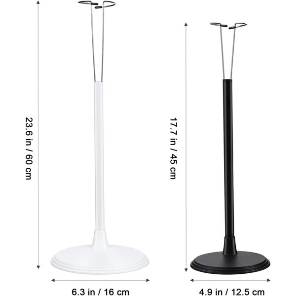 Set di 3 supporti regolabili per bambole da 45,7 a 58,4 cm Toyvian