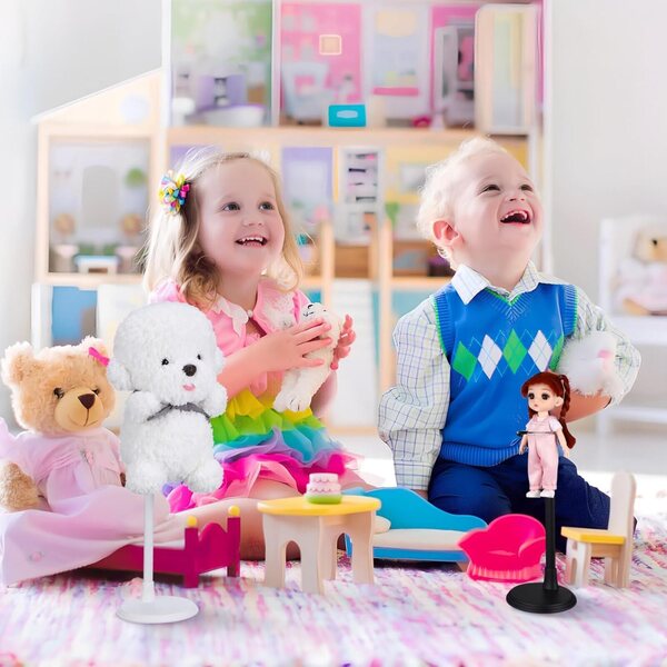 Set di 3 supporti regolabili per bambole da 45,7 a 58,4 cm Toyvian