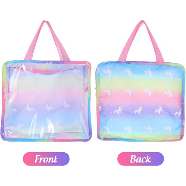 Borsa portaoggetti per bambole Toyvian mini borsetta colorata e pratica 24x22x8 cm