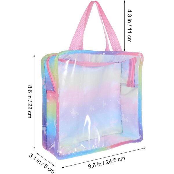 Borsa portaoggetti per bambole Toyvian mini borsetta colorata e pratica 24x22x8 cm
