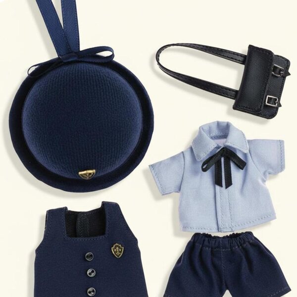 4-teilige Mütteruniform für OB11-Puppen mit feinen Details und attraktivem Design