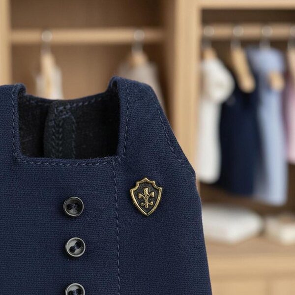 4-teilige Mütteruniform für OB11-Puppen mit feinen Details und attraktivem Design