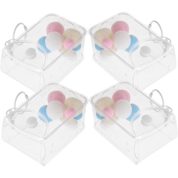 Set mit 3 transparenten PVC-Beuteln zur Präsentation und zum Schutz von Minifiguren