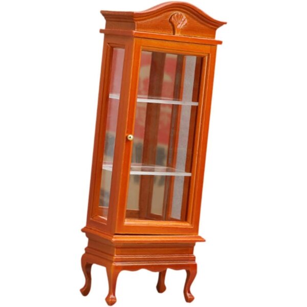 Vetrina Miniatura in Legno per Casa delle Bambole - Accessorio Decorativo 1/12