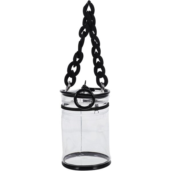 PartyKindom Mini Sac Transparent in PVC per bambole - Portatile e Protettivo 10x7x7 cm