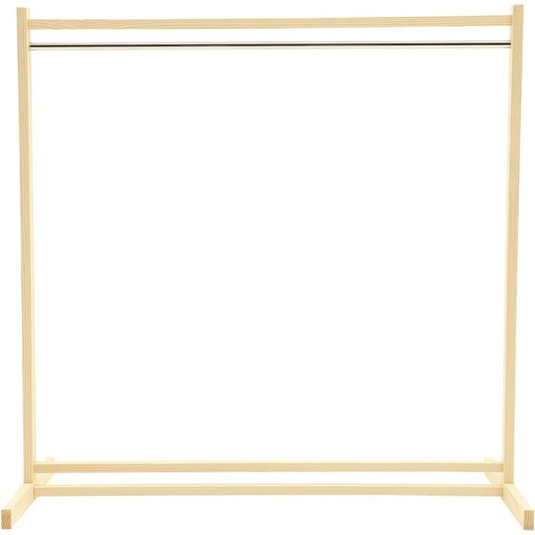 Portant in Legno per Vestiti di Bambole 58x27 cm, Organizzatore Pratico e Robusto
