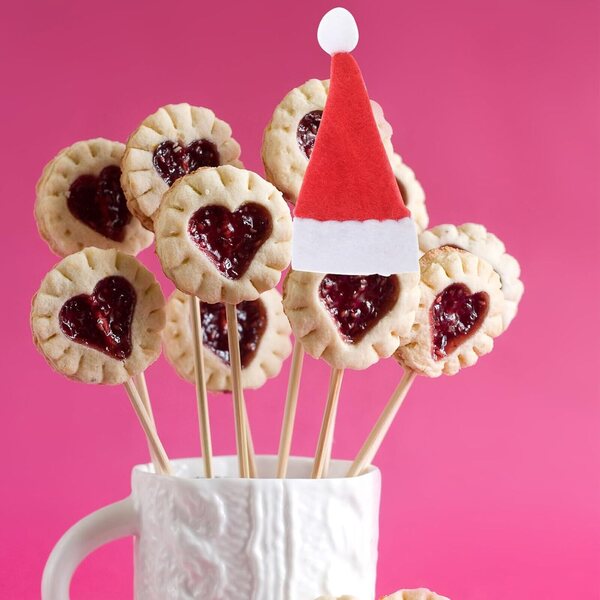 Mini Chapeaux de Noël in Tessuto Non Tessuto, 24 Pezzi, Decorazioni Natalizie Colorate 5 cm