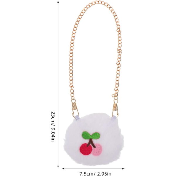 Set 2 Mini Borse per Bambole: Zainetto e Borsa Ciliegia, Accessori Moda e Gioco
