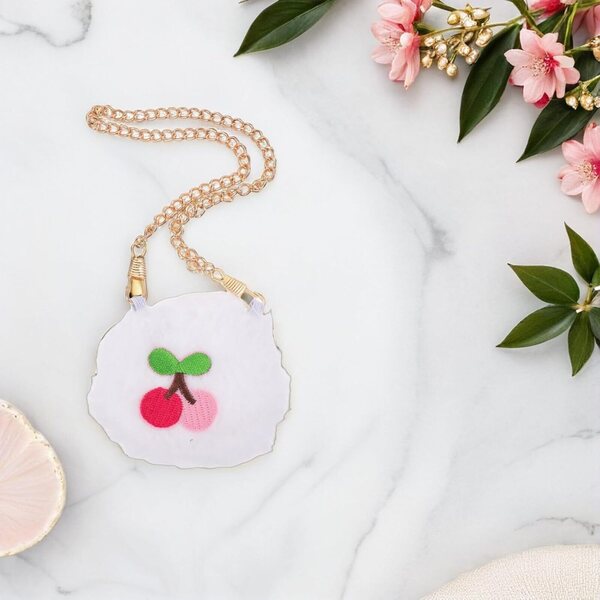 Set 2 Mini Borse per Bambole: Zainetto e Borsa Ciliegia, Accessori Moda e Gioco