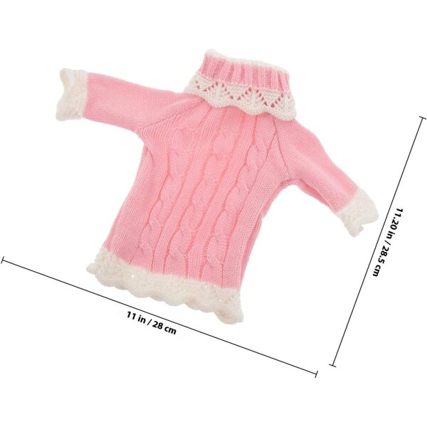 Set Abiti Invernali per Bambole 60 cm con Maglione, Cappello e Scarpe Colorate