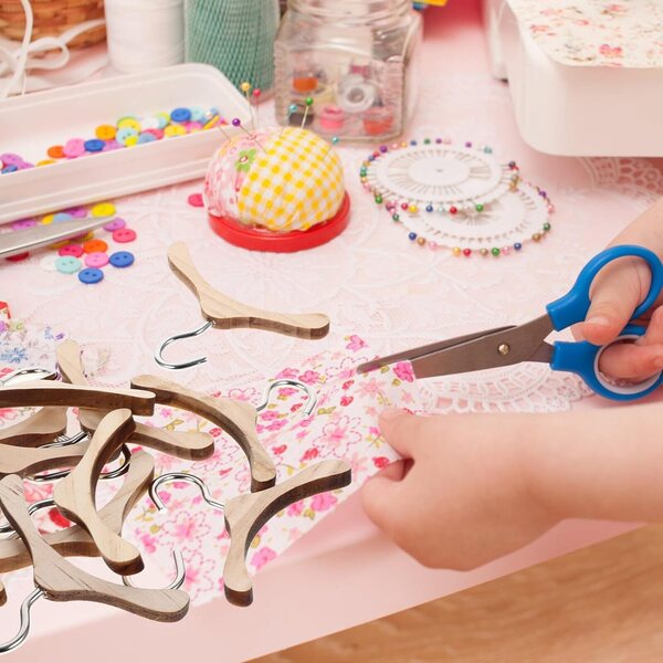 Set mit 10 Naturholzgürteln 6 cm für BJD-Puppen, Mini-Puppenhaus-Zubehör