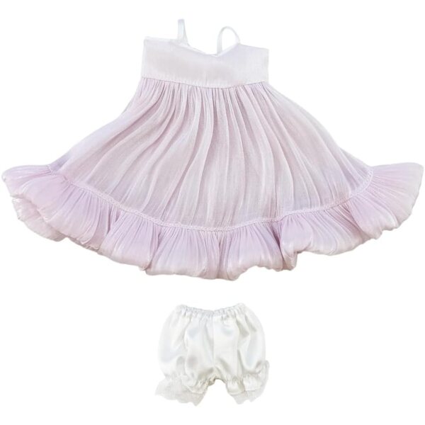 niannyyhouse BJD Pantaloni con gonna reggicalze per bambole 1/4 e 1/6 rosa