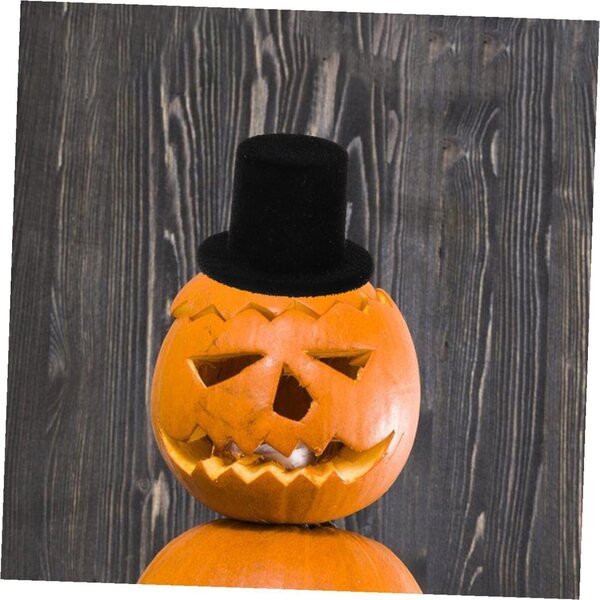 20 Mini Chapeaux Neri per Bricolage Decorazioni Halloween e Natale