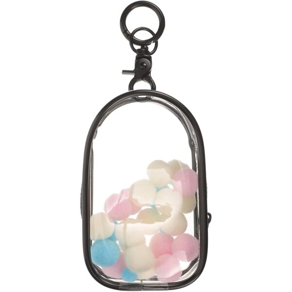 Borsa portaoggetti trasparente per bambole MUSISALY con porta clip e portatile