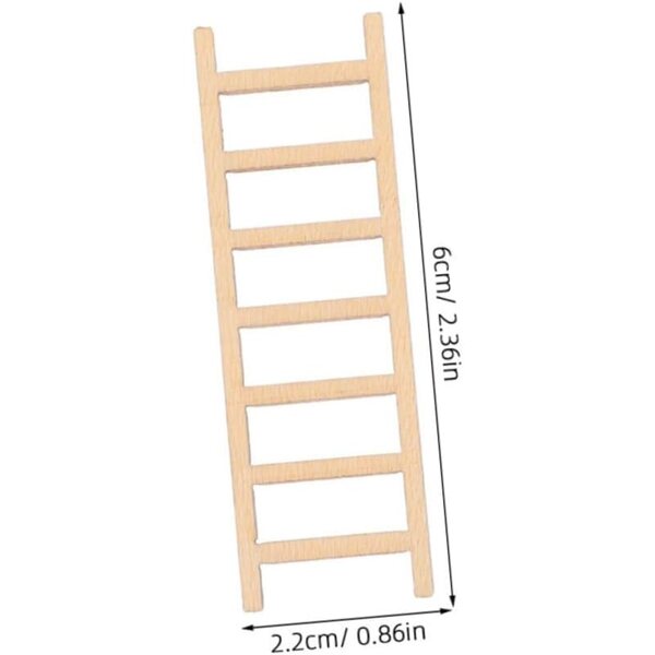 Didiseaon Mini dekorative Holzleiter 30 Stück für Bonsai und DIY-Landschaften