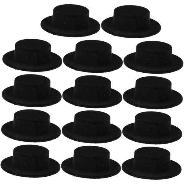 Set 15 Mini Chapeaux Decorativi in Resina per bambole e Artigianato DIY