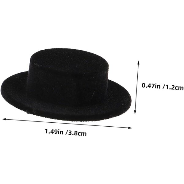 Set 15 Mini Chapeaux Decorativi in Resina per bambole e Artigianato DIY