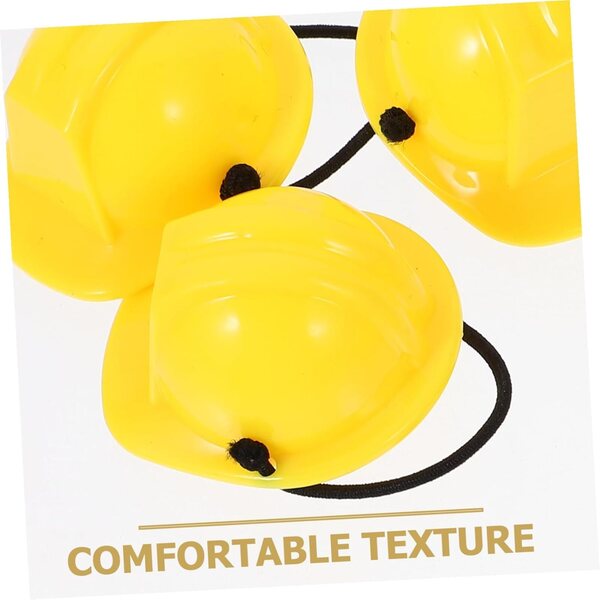 Mini Caschi di Sicurezza Gialli per bambole Miniature, 4 Pezzi, Accessori Decorativi