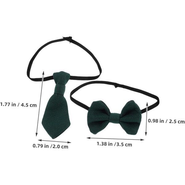 Set 4 Mini Cravatte e Nodi in Cotone per Bambole 20 cm - Accessori Eleganti e Versatili