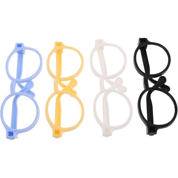 Montature occhiali per bambole 4 pezzi resistenti e stilose accessori creativi
