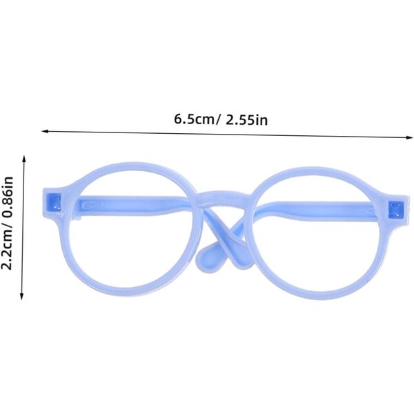 Montature occhiali per bambole 4 pezzi resistenti e stilose accessori creativi