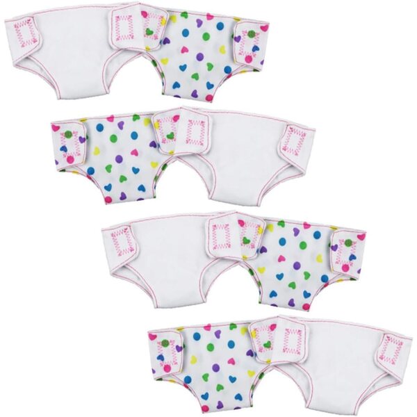 Set mit 8 Miniatur-Culottes für Puppen – farbenfrohe und realistische Petticoat-Accessoires