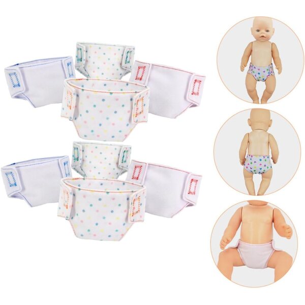 Set mit 8 Miniatur-Culottes für Puppen – farbenfrohe und realistische Petticoat-Accessoires